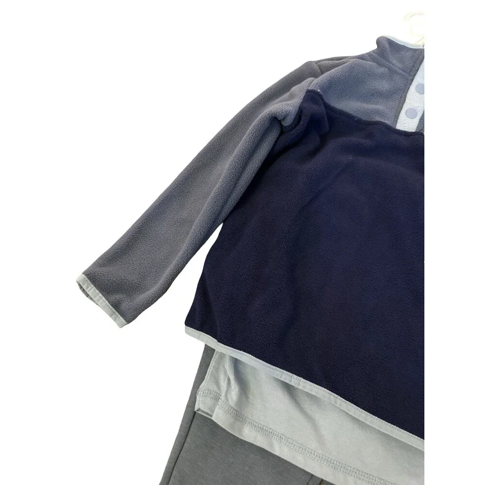 NWT Eddie Bauer 3 Piece Set Boys Size 6 Jacket, Pants And Tshirt Coastal‎ Blue